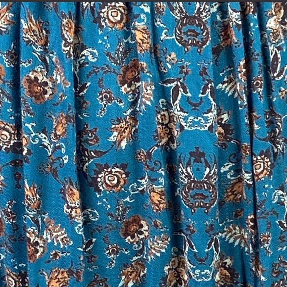 Angie Boho Print Elastic Bodice Tiered Maxi - Picture 2 of 3